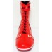 Red Leather Boxing Shoes